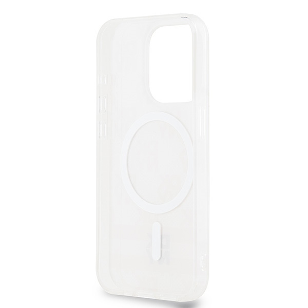 DKNY DKHMP15LHCPTSP iPhone 15 Pro6.1" różowy/pink hardcase IML Checkered Mono Pattern & Printed Stripes MagSafe