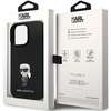 Karl Lagerfeld KLHCP14LSMHKNPK case for iPhone 14 Pro - black Silicone Ikonik Metal Pin