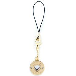 Guess zawieszka GUCPMHGLD Phone StrapHeart Diamond Charm with Rhinestones