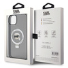 Etui Karl Lagerfeld Ring Stand Karl Head MagSafe na iPhone 15 Plus / 14 Plus - czarne
