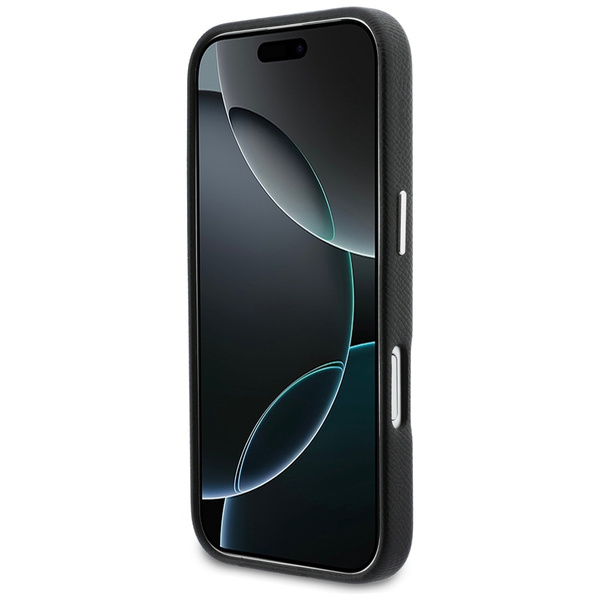 Etui Karl Lagerfeld Karl & Choupette     Head Pins Saffiano MagSafe do iPhone 17 czarny