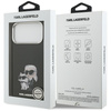 Etui Karl Lagerfeld IML Aquarelle Karl   & Choupette & Logo MagSafe do iPhone 17 Pro Max czarny