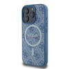 Guess GUHMP16LG4GFRB iPhone 16 Pro6.3" niebieski/blue hardcase 4G Ring Classic Logo MagSafe