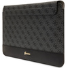 Guess Sleeve GUCS14PS4SGK 14" czarny/black 4G Stripe Metal Logo