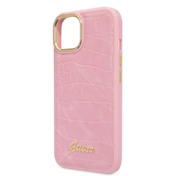 GUESS GUHCP14MHGCRHP IPHONE 14 PLUS / 15 PLUS 6.7 "PINK / PINK HARDCASE CROCO COLLECTION