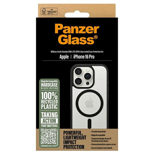 PanzerGlass HardCase iPhone 16 Pro 6.3" czarny/black MagSafe 1302