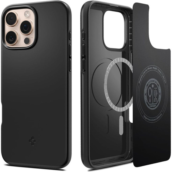 Etui Spigen Thin Fit MagSafe do na iPhone 16 Pro Max - czarne