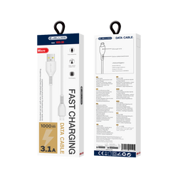 JELLICO cable KDS-30 Micro USB 3.1A 1M White