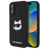 Karl Lagerfeld KLHMP16SSCHPPLK iPhone 16 czarny/black HC MagSafe Sil Choupette Head Print