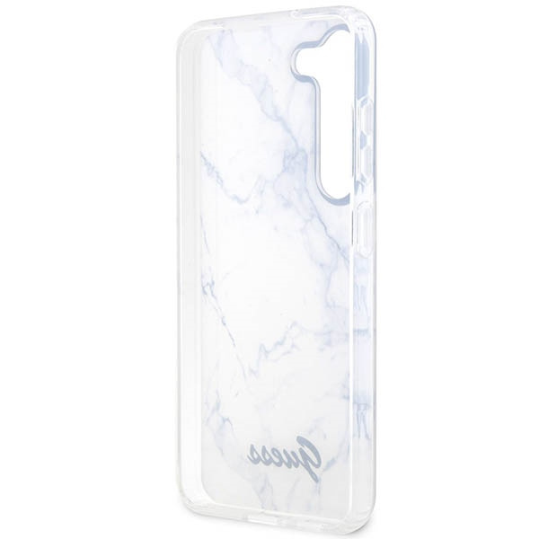 Guess GUHCS23SPCUMAH S23 S911biały/white hardcase Marble