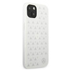 Etui Mercedes Silver Stars Pattern na iPhone 13 mini - białe