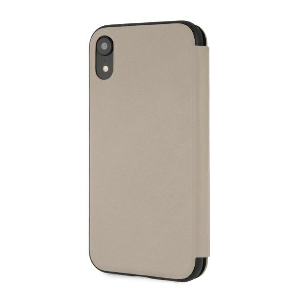 BMW BMFLBKI61LLST iPhone Xr book beżowy/taupe Logo Imprint