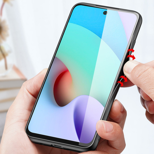 Dux Ducis Fino case cover covered with nylon material Xiaomi Redmi 10 blue