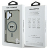 Karl Lagerfeld KLHMP16MHLSKIK iPhone 16 Plus 6.7" czarny/black hardcase IML Metal Karl Head MagSafe