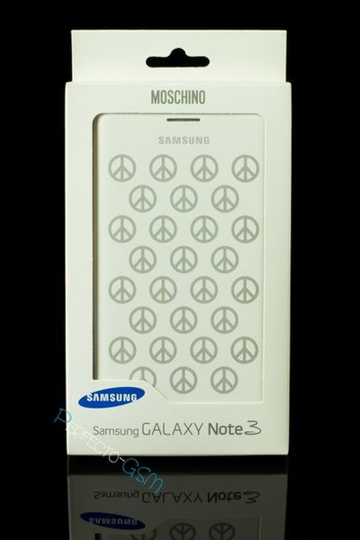 ETUI SAMSUNG GALAXY NOTE 3 FLIP COVER MOSCHINO OTWARTE OPAKOWANIE