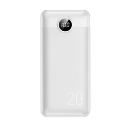 VEGER powerbank 20000 mAh PD QC3.0 2A 20W L20S (VP2039PD / W2039PD) biały