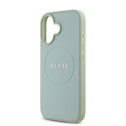Guess PU Grained Classic Logo MagSafe Case for iPhone 16 Green