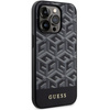 Guess GUHMP14LHGCFSEK iPhone 14 Pro 6.1"czarny/black hardcase GCube Stripes MagSafe