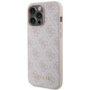 GUESS GUHCP15XG4GFPI IPHONE 15 PRO MAX 6.7" RÓŻOWY/PINK HARD CASE 4G METAL GOLD LOGO