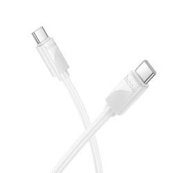Kabel USB C do USB C Hoco 3A 60W 1 m X114 biały
