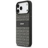 Etui DKNY Repeat Texture Pattern with    Tonal Stripe do iPhone 17 Pro Max czarny
