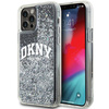 DKNY DKHCP12MLBNAEK iPhone 12/12 Pro6.1" czarny/black hardcase Liquid Glitter Big Logo