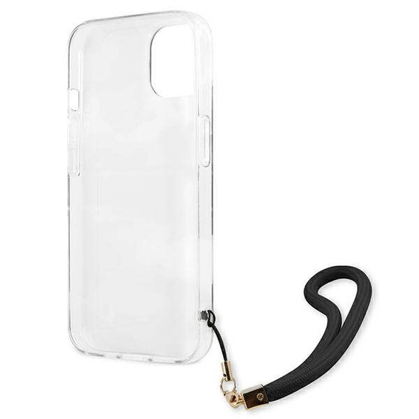 Guess GUHCP13MKCABBK iPhone 13 / 14 / 156.1" czarny/black hardcase Camo Strap Collection