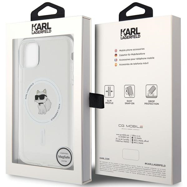 KARL LAGERFELD KLHMN61HFCCNOT IPHONE 11 /XR TRANSPARENT/TRANSPARENT HARDCASE IML CHOUPETTE MAGSAFE