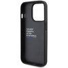 Etui BMW Leather Stamp Tricolor do iPhone 15 Pro - czarne