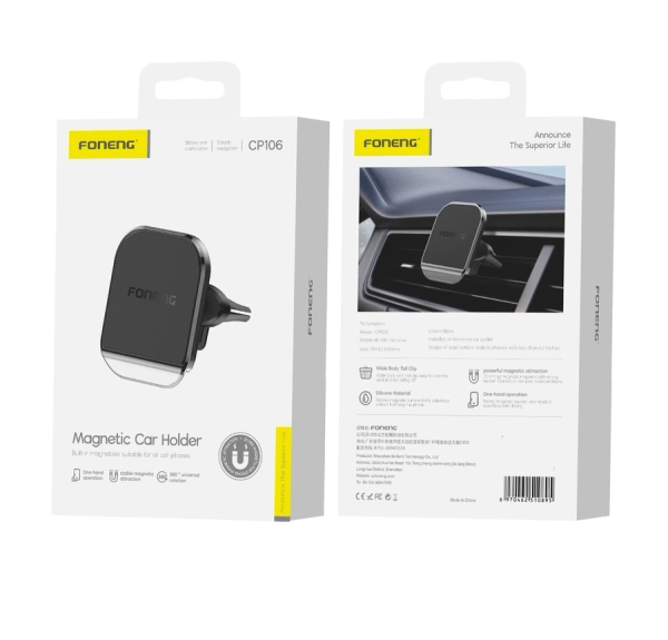 FONENG car holder magnetic CP106 Black