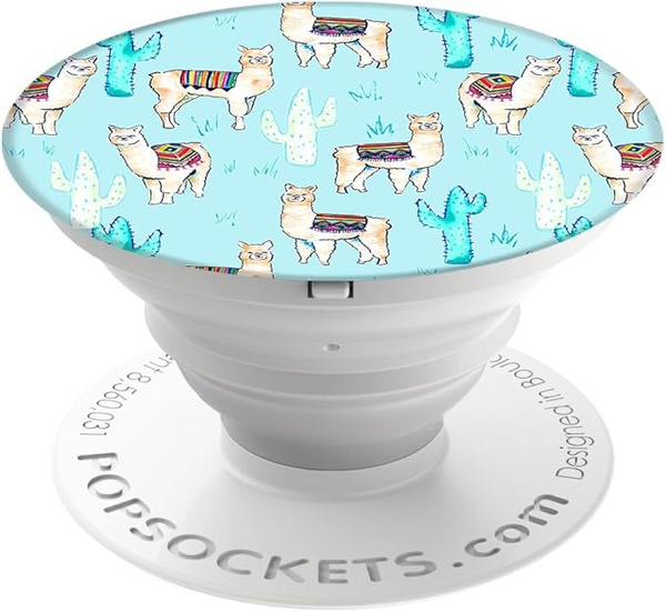 PopSockets Collapsible Grip & Stand for Phones and Tablets - Llama / Cactus