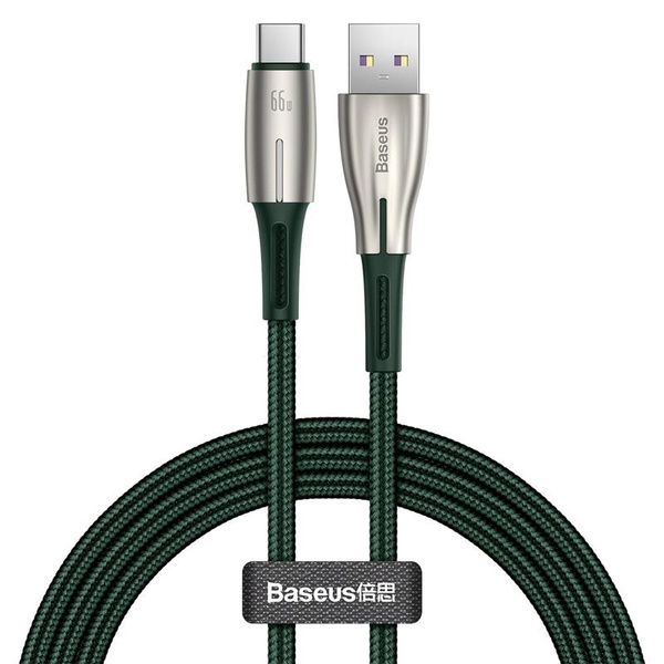 Baseus kabel Cafule Metal USB - USB-C 0,25m czarny 66W