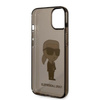 KARL LAGERFELD KLHCP14SHNIKTCK IPHONE 14 / 15 / 13 6,1" CZARNY/BLACK HARDCASE IKONIK KARL LAGERFELD