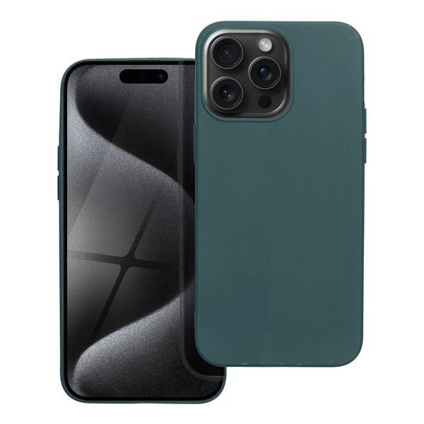 Futerał MATT do IPHONE 15 Pro Max ciemnozielony