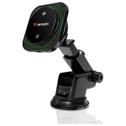 Uchwyt samochodowy z ładowarką bezprzewodową Verbatim n Drive Qi2 15W RGB CND-01 czarny/black 31860