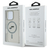 Karl Lagerfeld KLHMP16LHLSKCK iPhone16 Pro 6.3" czarny/black hardcase IML Metal Karl&Choupette Head MagSafe