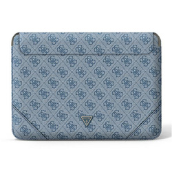 Guess Sleeve GUCS14P4TB 14" niebieski/blue 4G Uptown Triangle logo