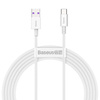 Baseus Superior kabel USB - USB Typ C 66 W 6A 2 m Biały (CATYS-A02)