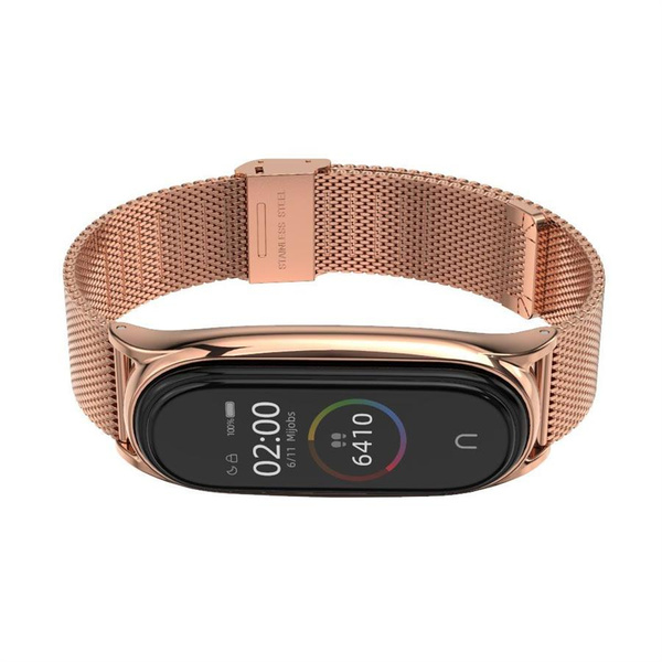 TECH-PROTECT MILANESEBAND XIAOMI MI SMART BAND 5/6/6 NFC ROSE GOLD