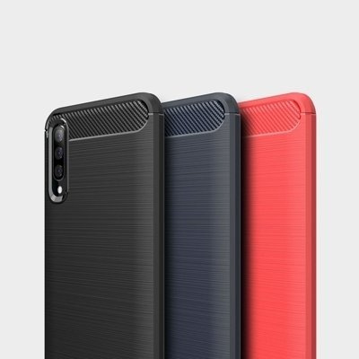 CASE ETUI CARBON LUX CZARNY SAMSUNG GALAXY A70