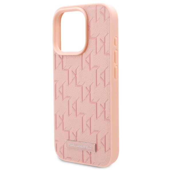 Karl Lagerfeld KLHMP16LPKHPORPP iPhone 16 Pro 6.3" różowy/pink hardcase Hot Stamp Magsafe