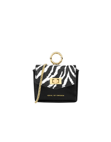 Ideal of Sweden Etui na słuchawki Ava Mini Airpods Bag Zebra Eclipse uniwersalne