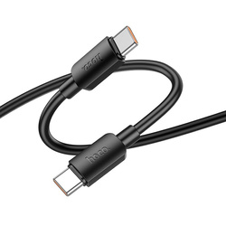 Kabel USB C do USB C Hoco PD 6A 100W 1 m X96 czarny