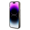 Etui Karl Lagerfeld Liquid Glitter Ikonik do iPhone 15 Pro - przezroczyste