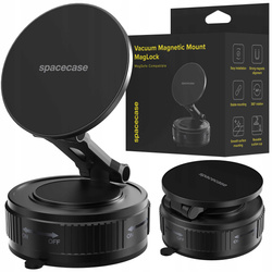 Spacecase Vacuum Magnetic Mount MagLock black