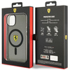 Etui Ferrari Translucent MagSafe na iPhone 14 - czarne