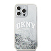 DKNY DKHCP15LLBNAET iPhone 15 Pro6.1" biały/white hardcase Liquid Glitter Big Logo