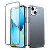 JOYROOM 360 FULL CASE FRONT AND BACK COVER FOR IPHONE 13 + TEMPERED GLASS SCREEN PROTECTOR GREY (JR-BP927 TRANISH)