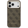 Etui Guess 4G z portfelem Magsafe do     iPhone 17 Pro Max brązowy