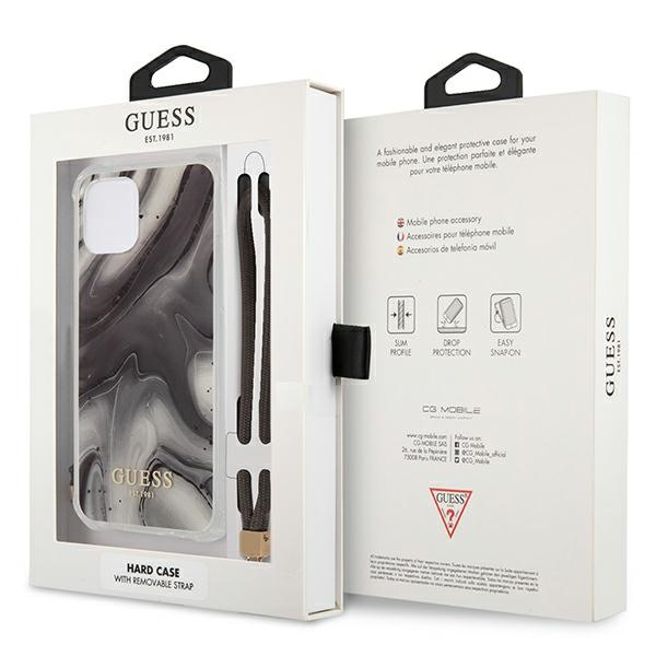 Guess GUHCP12LKSMAGR iPhone 12 Pro Max6,7" szary/grey hardcase Marble Collection